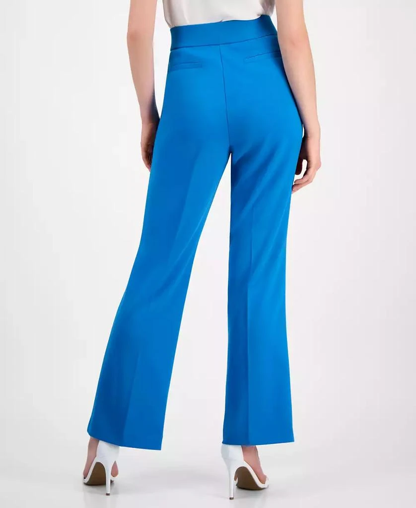 Kasper Women's High-Rise Pull-On Flare Pants 2