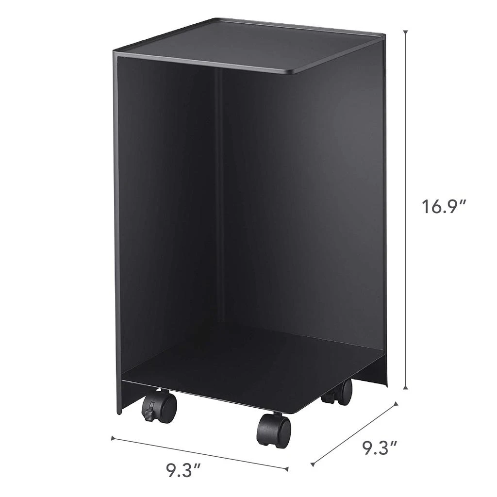 Yamazaki Home Rolling Bathroom Organizer, Steel,  Holds up to 12 rolls of toilet paper, Wheels, Minimal Assembly 6