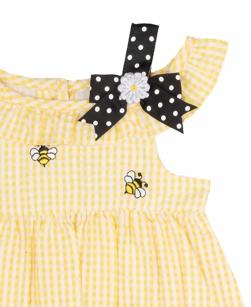 Rare Editions Baby Girls Bumble Bee Seersucker Dress 5