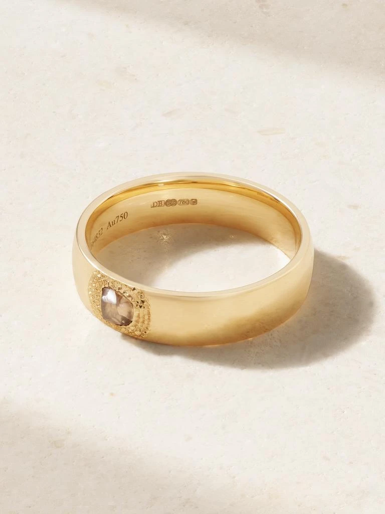 De Beers Talisman 18k 黄金钻石大号戒指 1