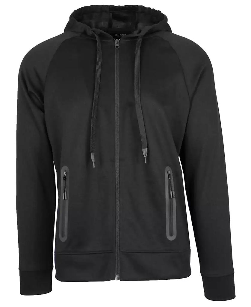 Blu Rock Men's Slim-Fit Tech Fleece Hoodie and Jogger Sweatpants, 2-Piece Set