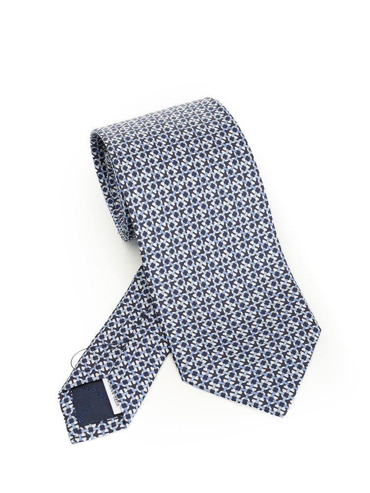 Salvatore Ferragamo Ferragamo Gancini Jacquard Tie