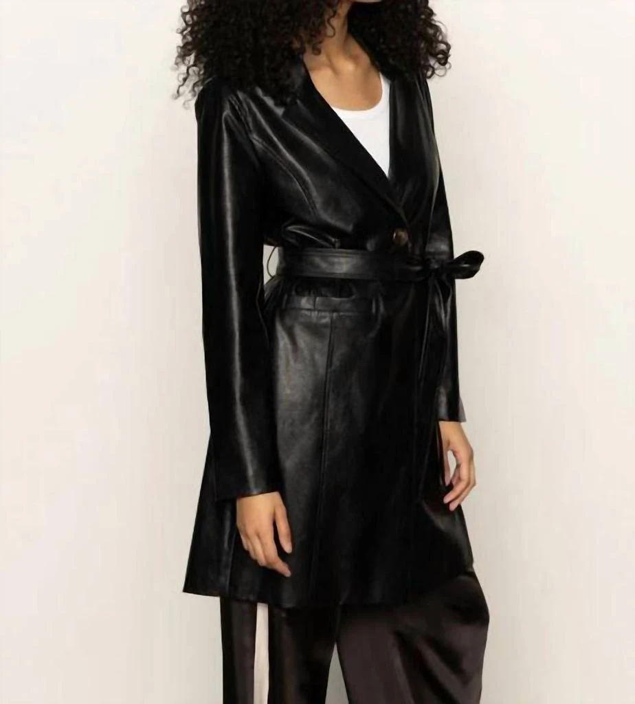 Sanctuary Sanctuary - Vegan Leather Coat 2