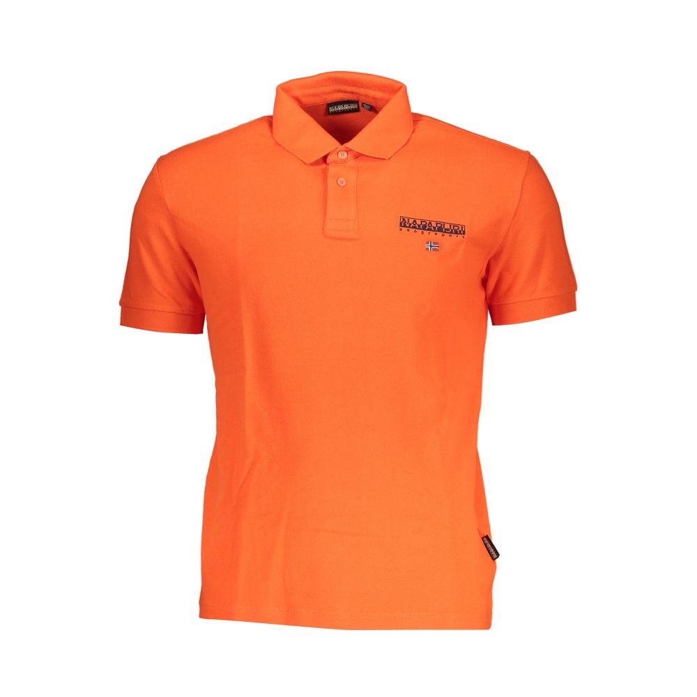 NAPAPIJRI pink Contrast Detail Polo Men's Shirt