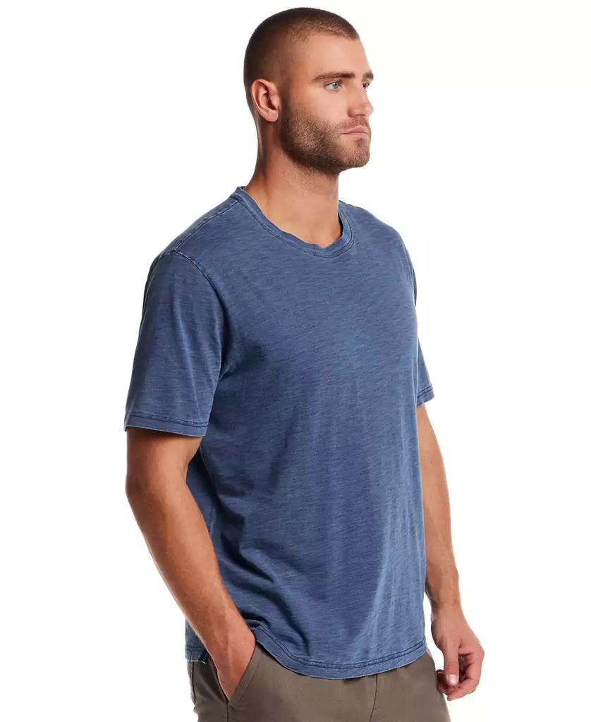 Weatherproof Vintage Men's Short Sleeve Indigo Crewneck T-Shirt