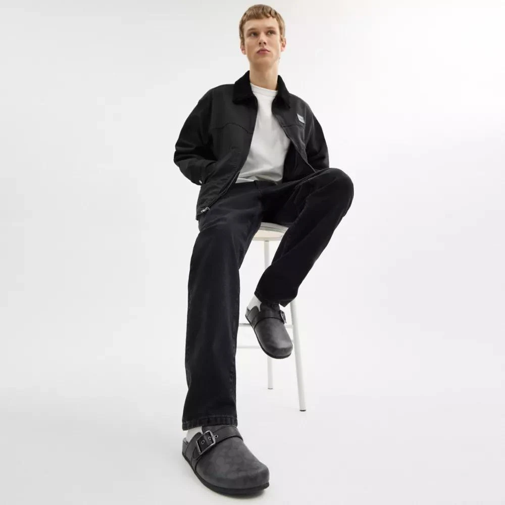 Coach Benjamin Clog In Signature Canvas 5