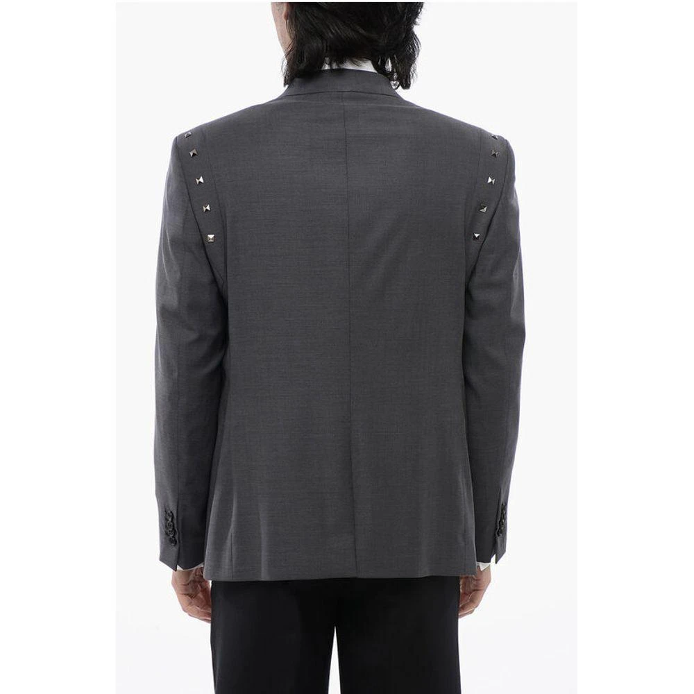 John Richmond Virgin Wool NUSETTO Blazer With Stud Men's Details 2