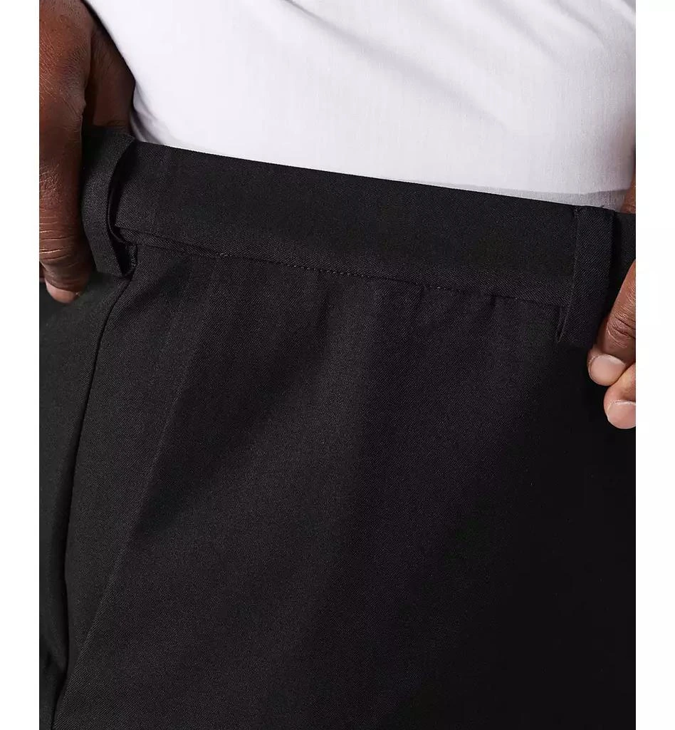 Haggar Men's Big & Tall Cool 18® PRO Classic-Fit Expandable Waist Flat Front Stretch Dress Pants 4