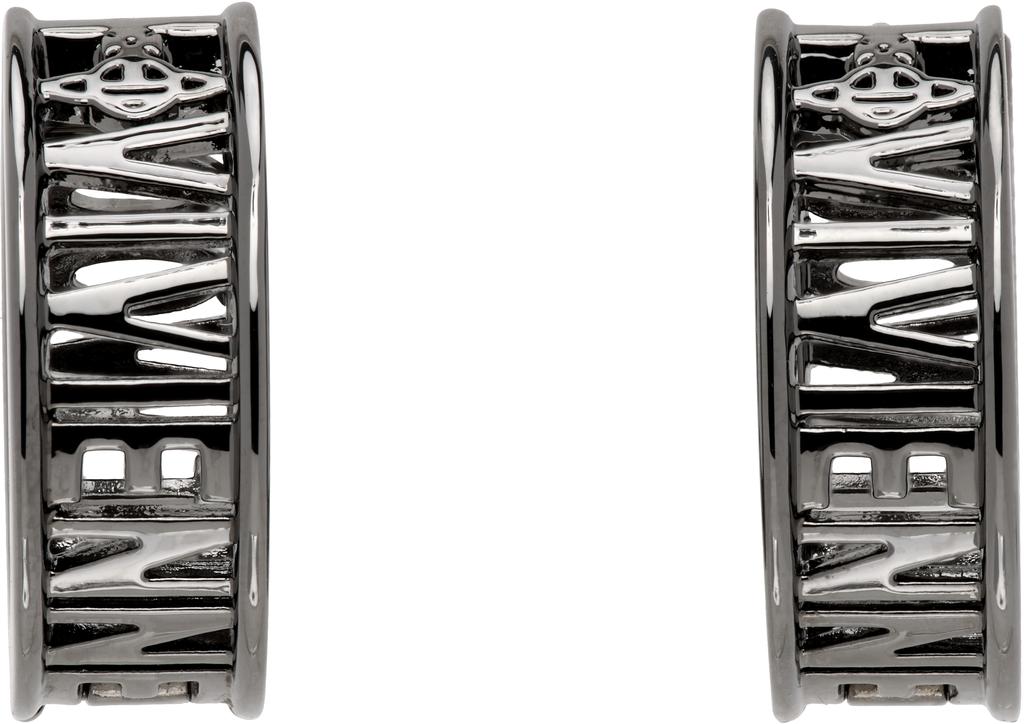 Vivienne Westwood Gunmetal Westminster Earrings