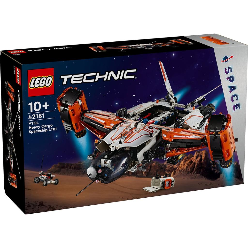 LEGO LEGO Technic VTOL Heavy Cargo Spaceship LT81, Space Plane Set 42181