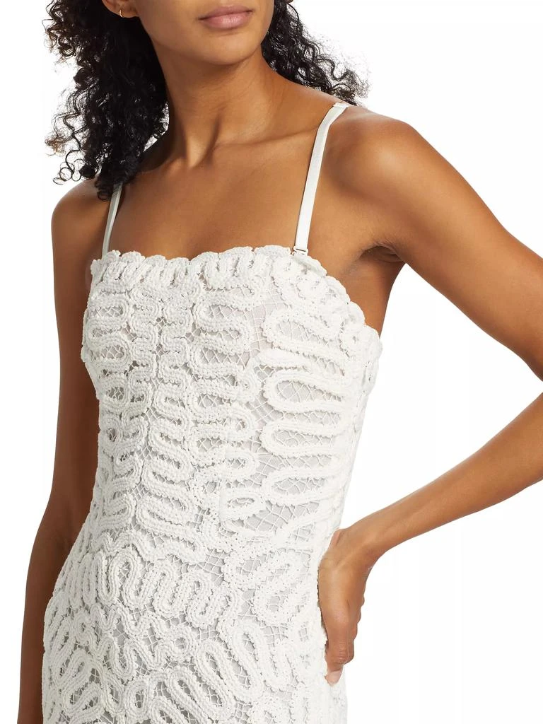SIMKHAI Elise Crocheted Midi-Dress 7