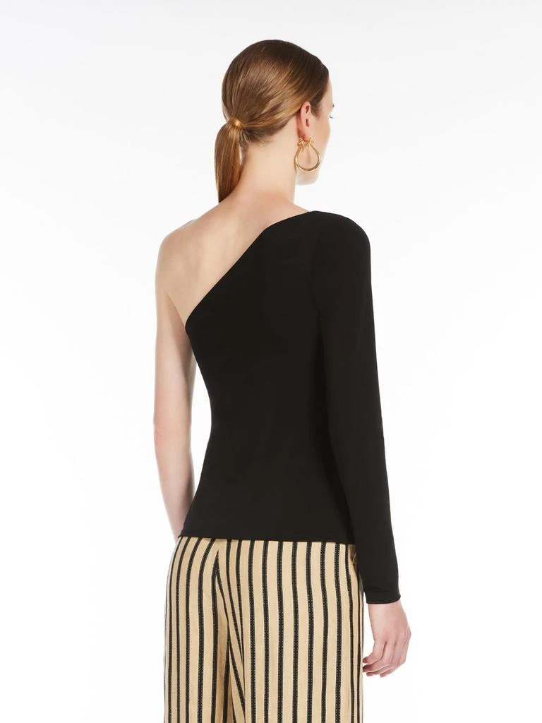 Max Mara One-shoulder jersey top 3