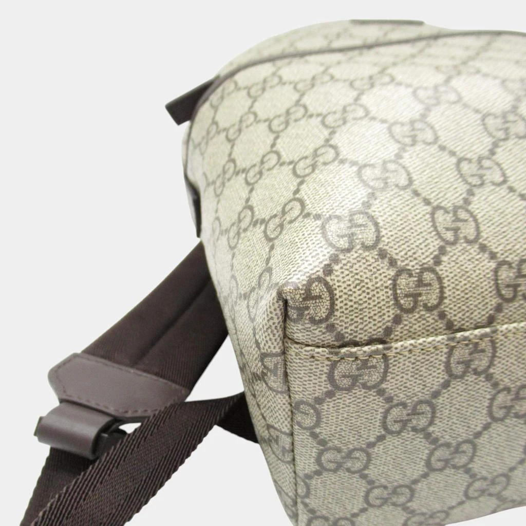 Gucci Gucci Brown GG Canvas Double G Geometric Backpack 10