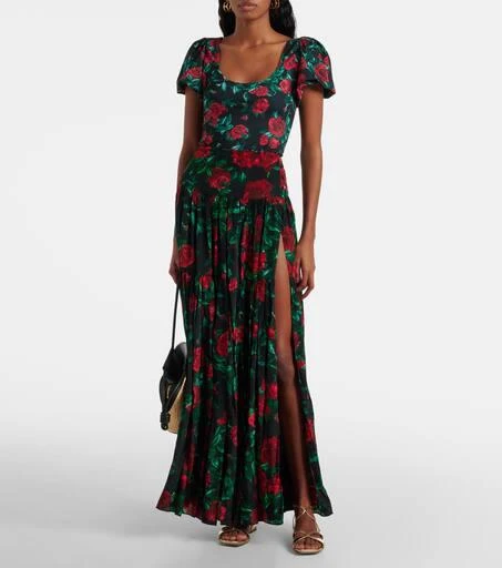 Alexandra Miro Ariana floral maxi skirt 2