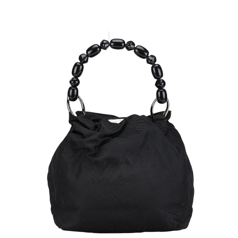Dior Dior Malice Pearl Nylon Handbag Black 1