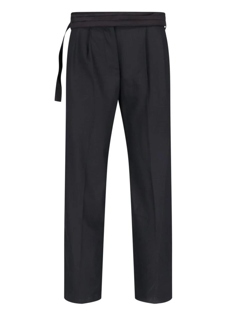 Eudon Choi Eudon Choi Pleated Wide Leg Pants 1