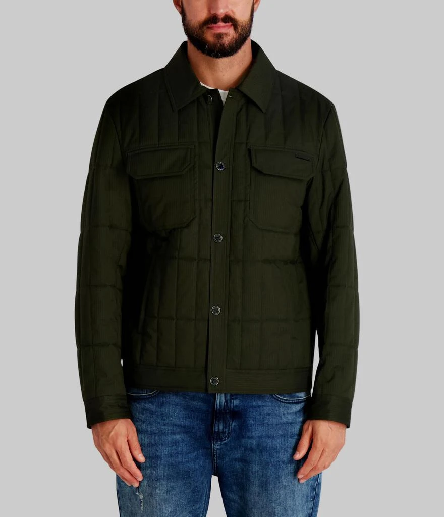 Karl Lagerfeld Paris QUILTED SHIRT JACKET 1