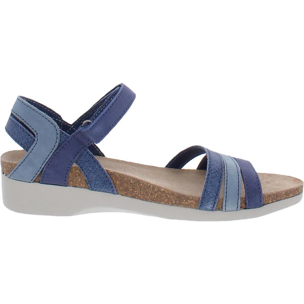 Munro Summer Womens Leather Shimmer Footbed Sandals 3