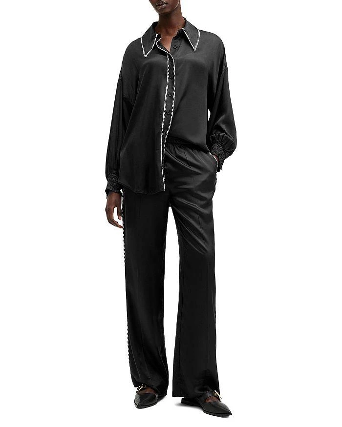 ALL SAINTS Charli Stitch Trousers 7