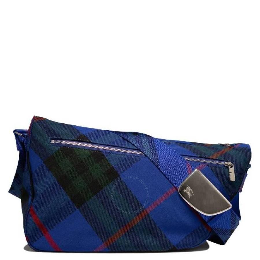 ショルダーバッグ BURBERRY SHIELD CHECK JACQUARD MESSENGER BAG Burberry Shield Check Jacquard Messenger Bag LICHEN