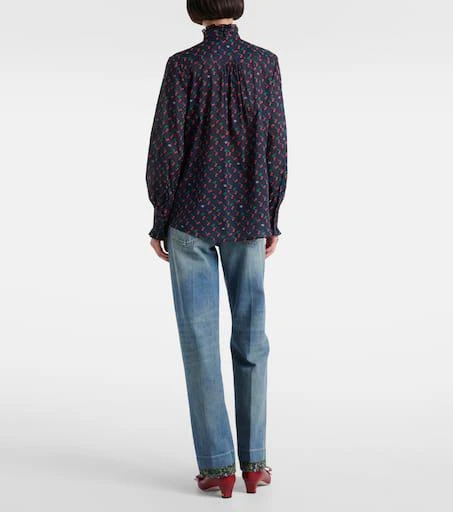 Valentino Cherryfic bow-detail cotton muslin blouse 3