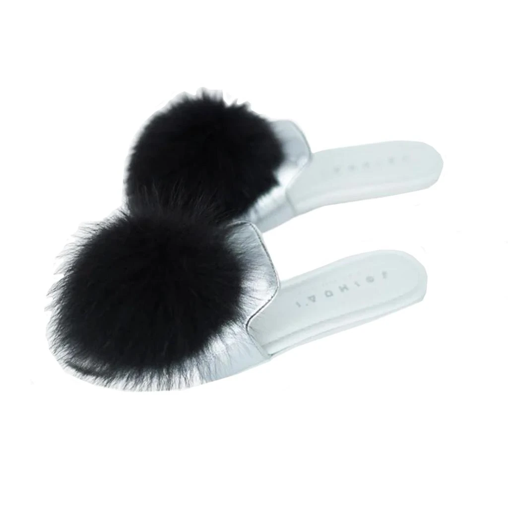 Joshua Sanders Joshua Sanders Leather And Fur Mules 2