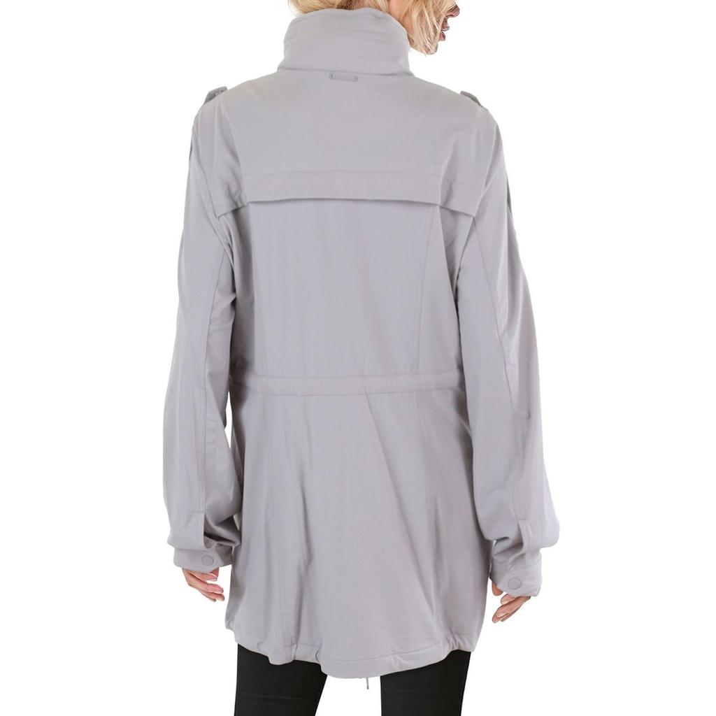 Blanc Noir Womens Utility Hidden Hood Anorak Jacket