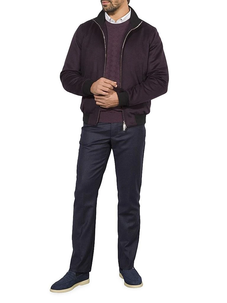 Stefano Ricci Cashmere and Suede Blouson Jacket 6
