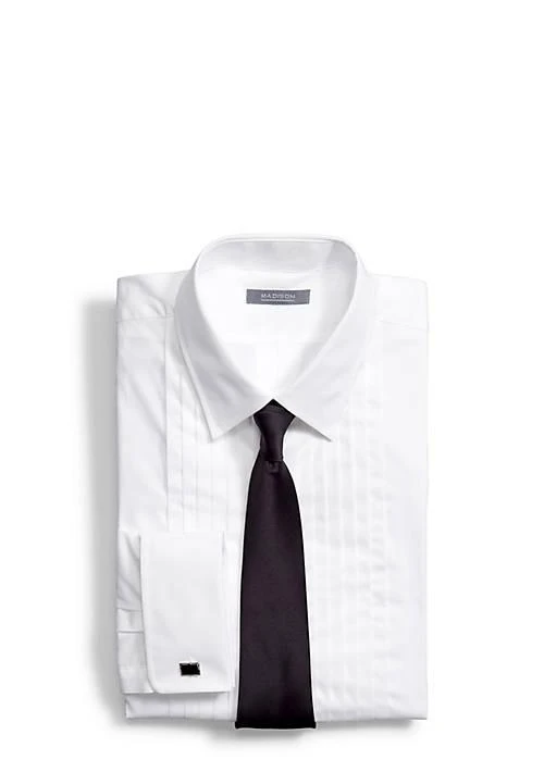 Madison Classic Fit Formal Tuxedo Shirt And Tie Set 1