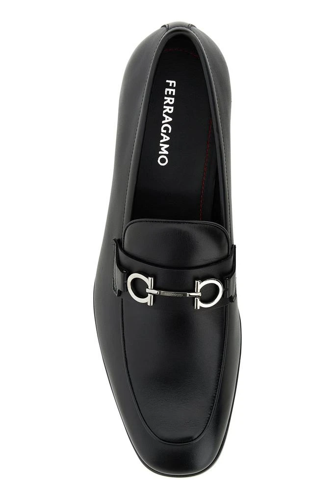Salvatore Ferragamo Black leather Balty loafers 4