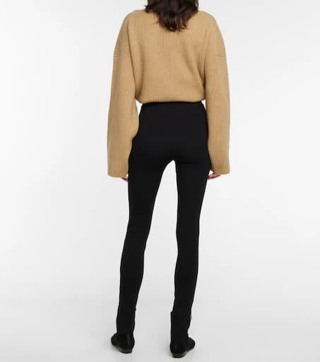 Totême Zip high-rise leggings 3