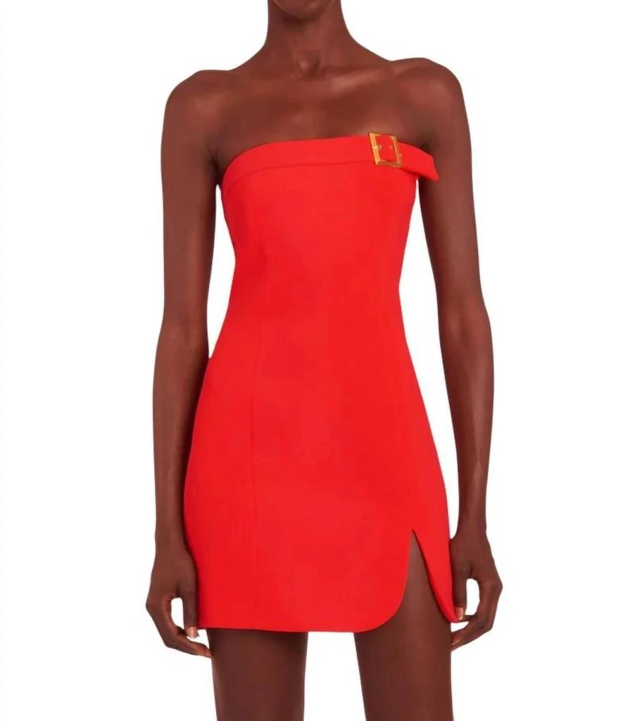 Amanda Uprichard Amanda Uprichard - Edison Off Shoulder Mini Dress 1