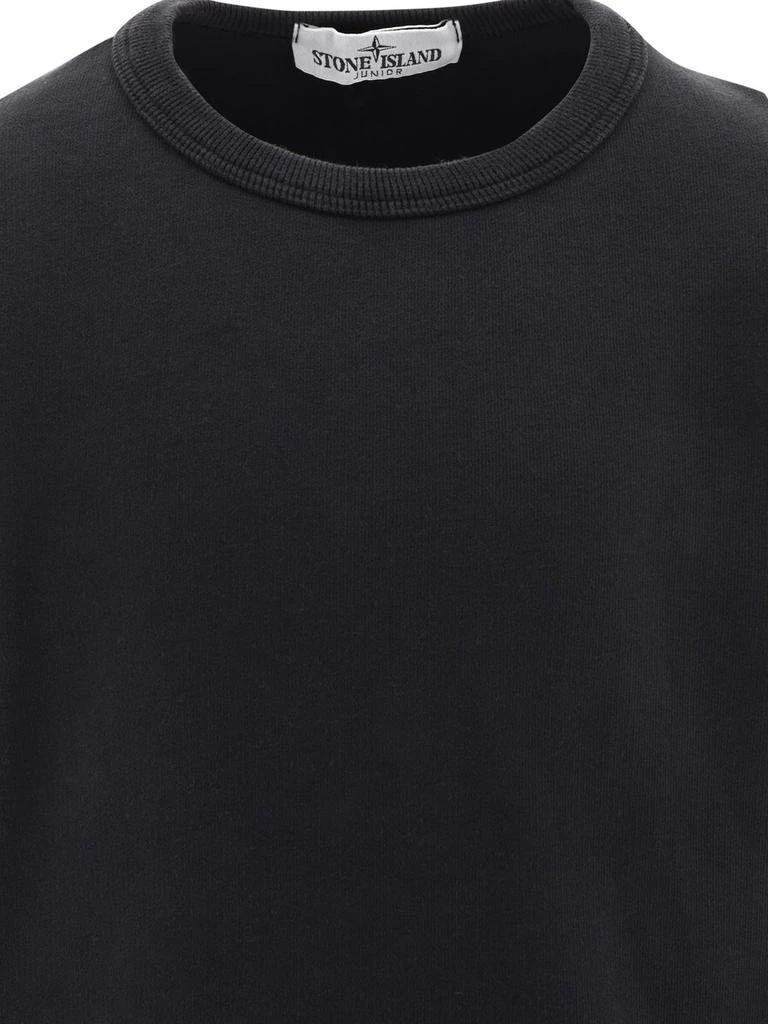 Stone Island Junior Stone Island Junior Compass-Motif Crewneck Sweatshirt 3