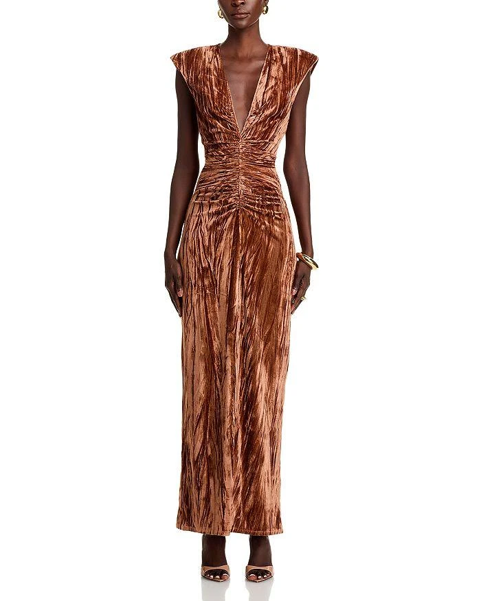Ronny Kobo Hayley Plunge Neck Dress 7