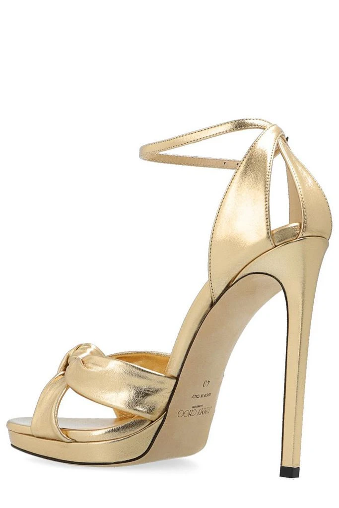 Jimmy Choo Jimmy Choo Rosie Satin Knot-Detailed Sandals 3