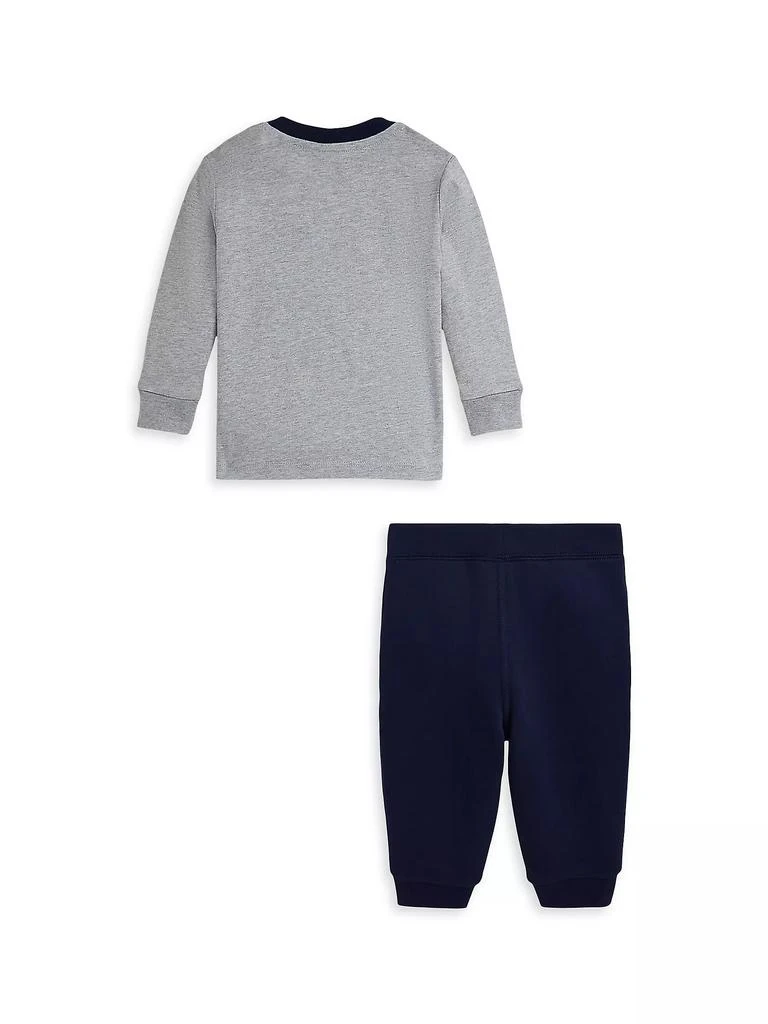 Ralph Lauren Baby Boy's Long-Sleeve T-Shirt & Joggers Set 2