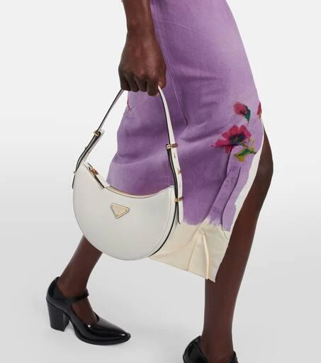 Prada Arqué leather shoulder bag 6