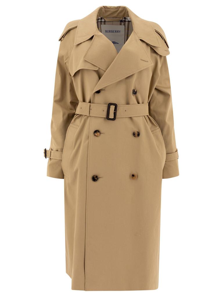 【関税&送料込み】Burberry Ivory Trench Dress In Burberry Ivory trench dress in viscose - Dresses & Skirts