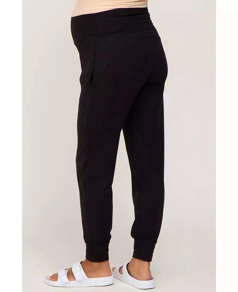 Pinkblush Maternity Black Soft Joggers 4