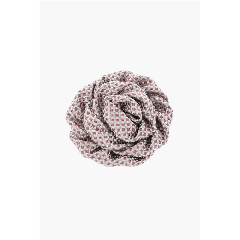 Corneliani Corneliani Embroidered Silk Lapel Brooch
