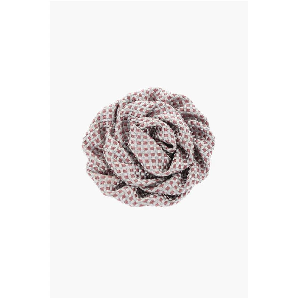 Corneliani Corneliani Embroidered Silk Lapel Brooch 1