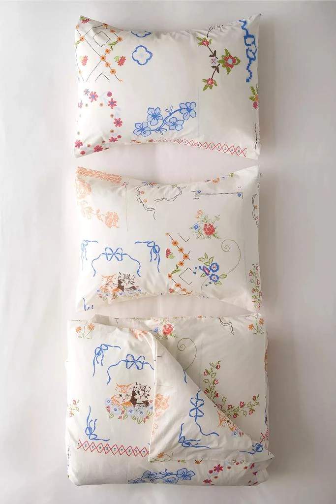 Urban Outfitters Irene Hanky Printed Duvet Cover Set 5