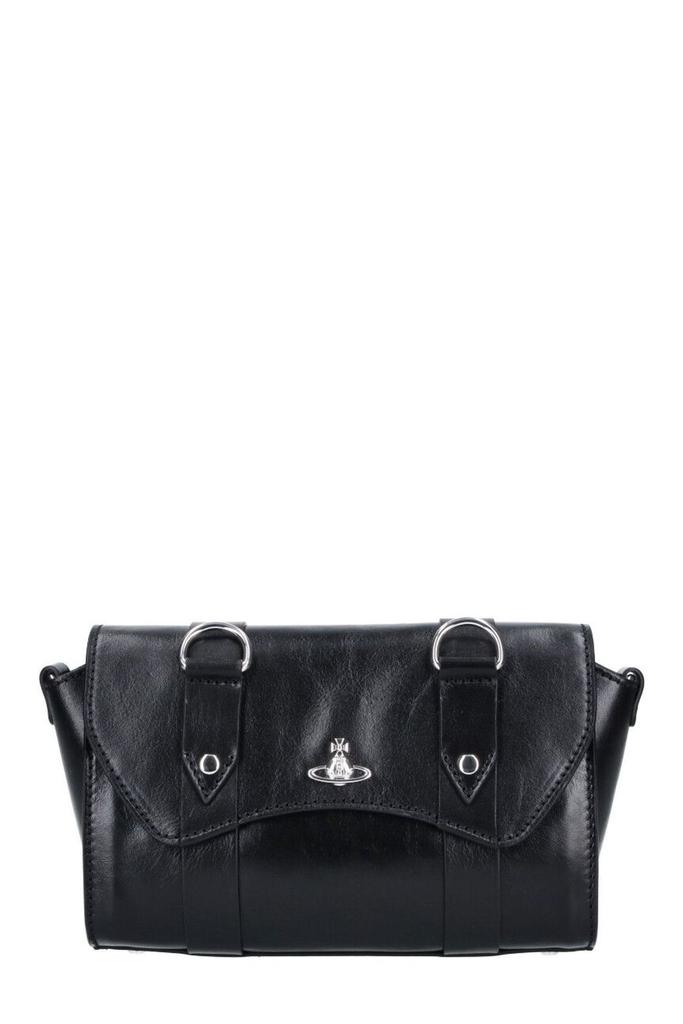 Vivienne Westwood バッグ Vivienne Westwood Purple Vegan Leather Clasp Handbag