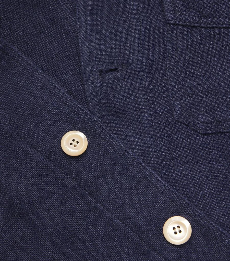 Drake's Linen Chore Jacket 5