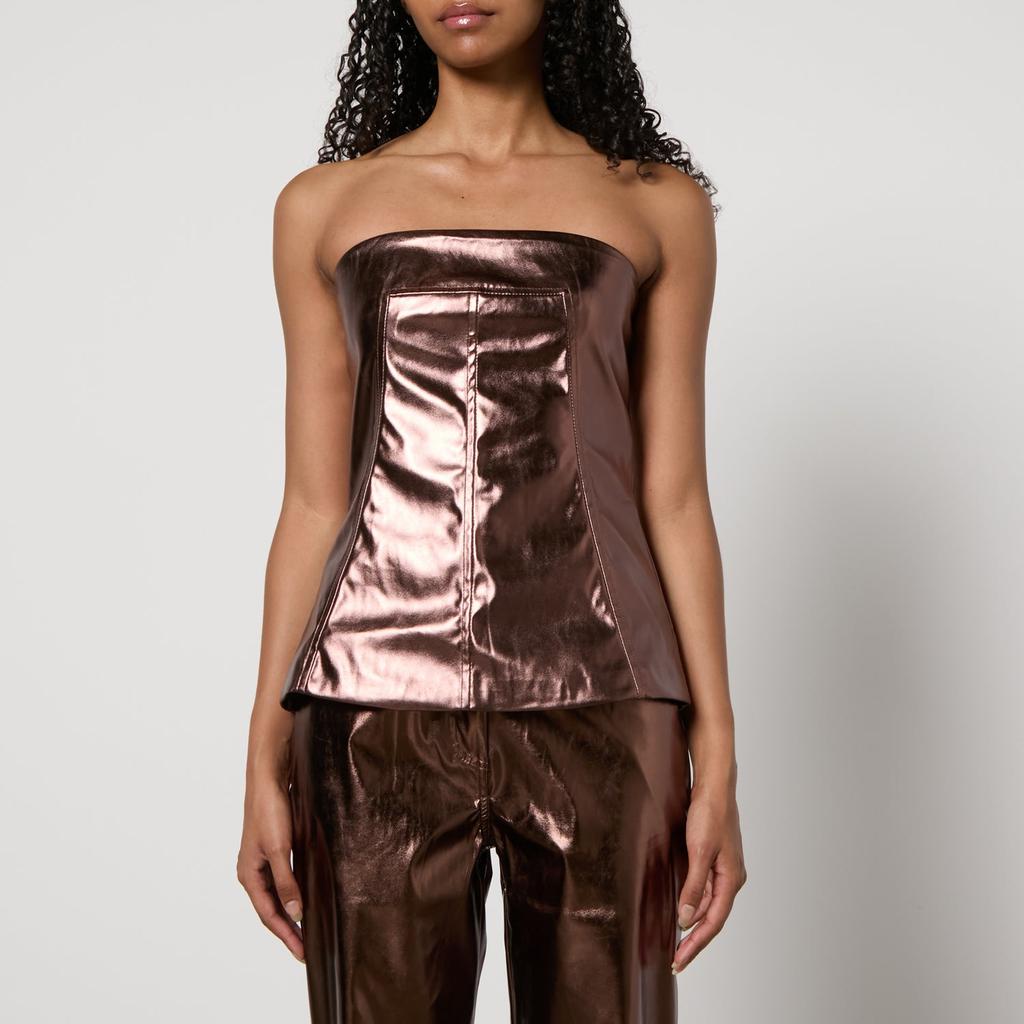Amy Lynn Amy Lynn Johanna Faux Leather Tube Top