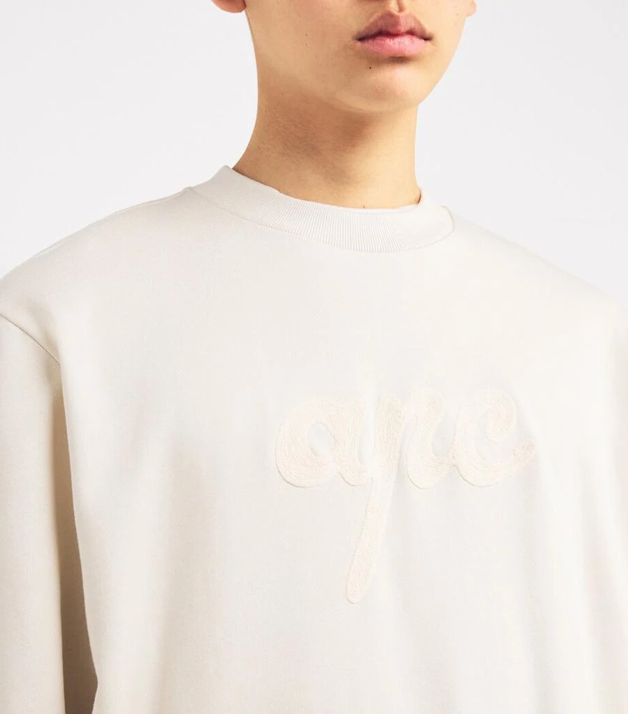 A.P.C. Cotton Logo Sweatshirt 6