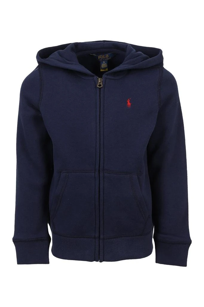 Ralph Lauren Polo Ralph Lauren Kids Logo Embroidered Zip-Up Hoodie 1