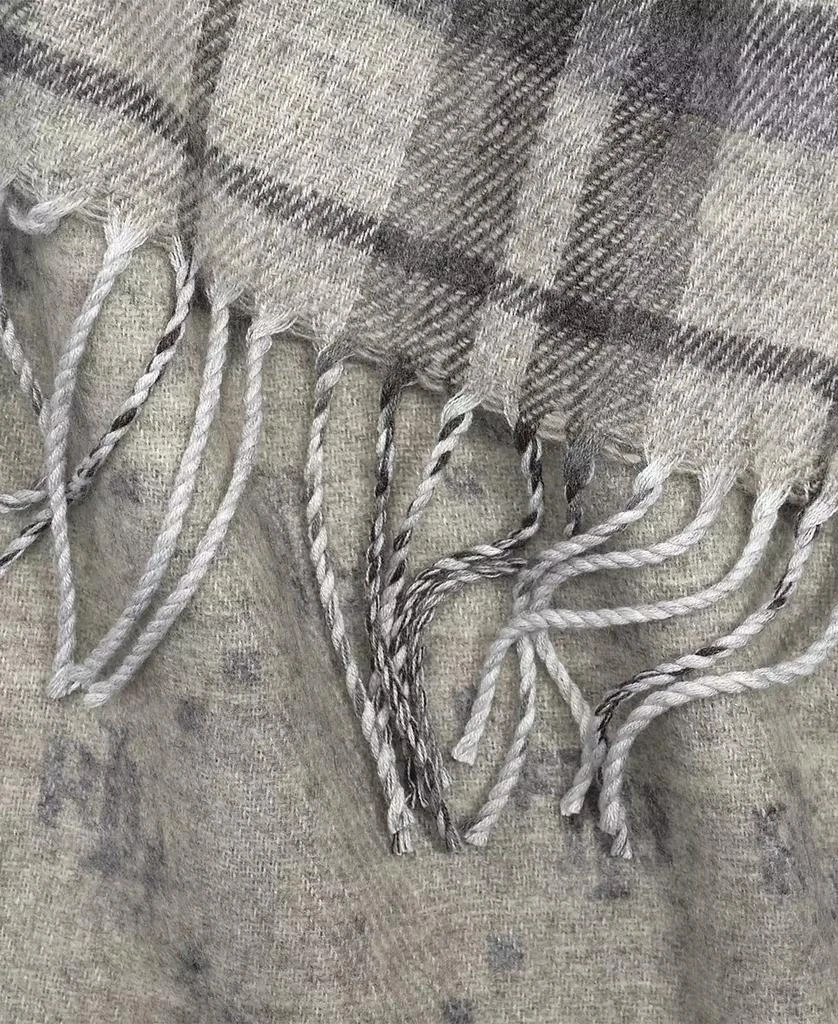 Ralph Lauren Plaid and Logo Double Face Scarf 3