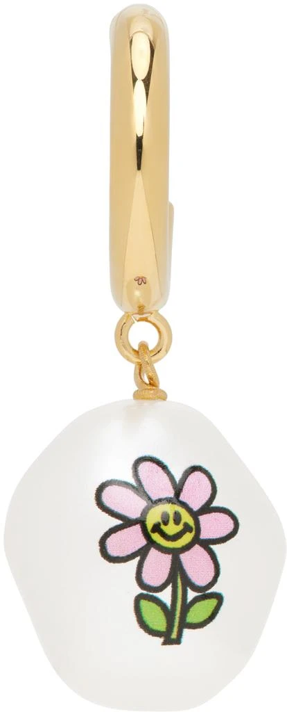 Safsafu Gold Daisy Cotton Candy Earring 1