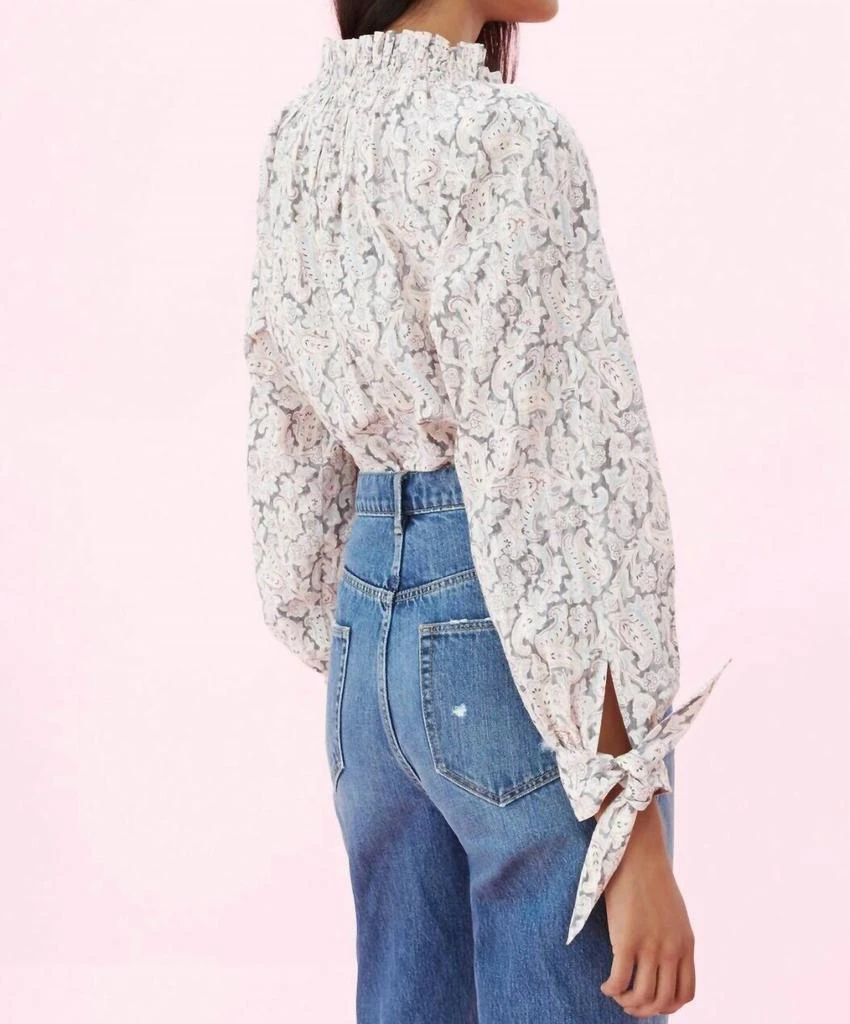 Rebecca Taylor Rebecca Taylor - Paisley Print Smocked Boho Top 4